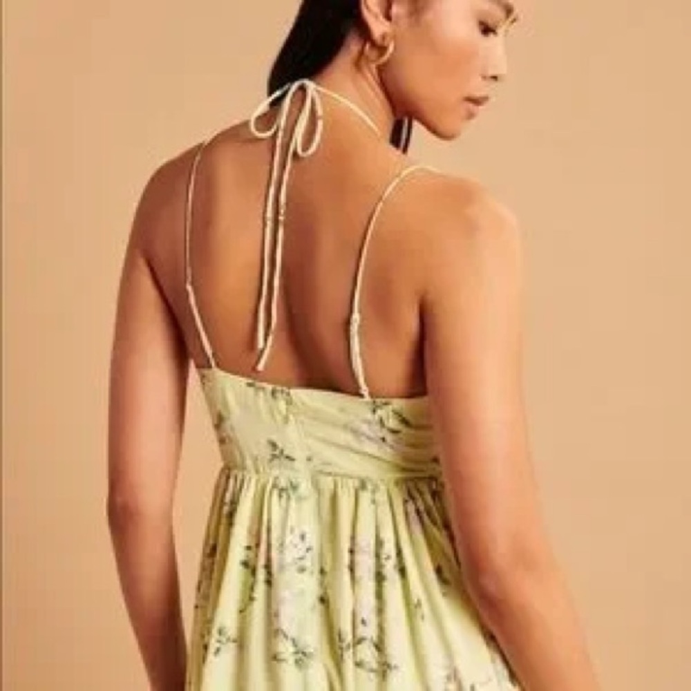 NWT Strappy Flirty Mini Dress Abercrombie - flowy floral baby doll dress small - Picture 4 of 10
